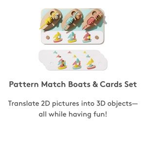 LOVEVERY - Pattern Match Boats & Cards Set